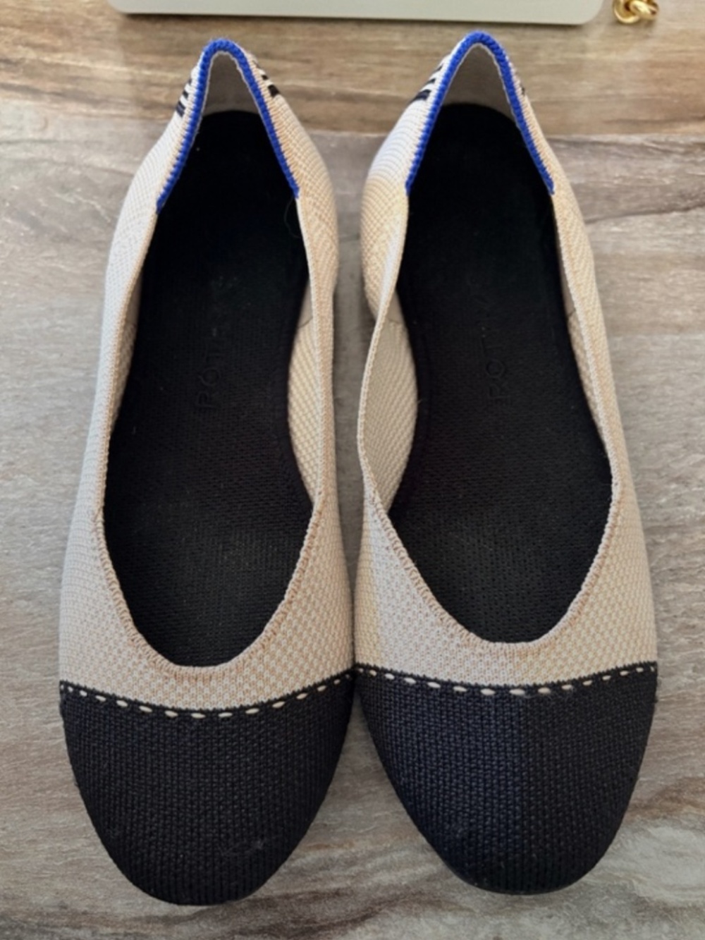 Rothy’s Tuxedo Cap Toe Ballet Flats 7